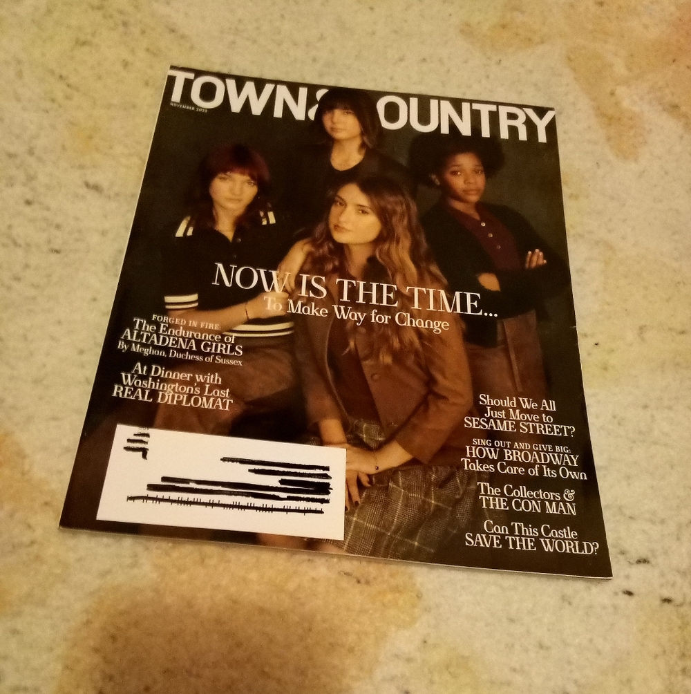 Town & Country Magazine November 2025 Now Is The Time...